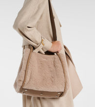 Max Mara Marine Small teddy tote bag