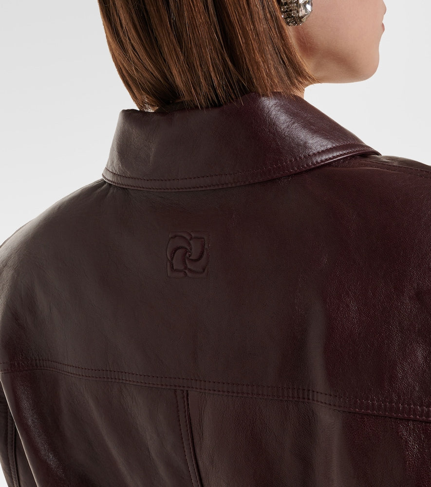Magda Butrym Oversized leather jacket