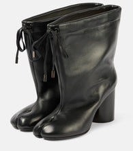 Maison Margiela Tabi drawstring leather ankle boots