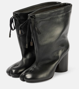 Maison Margiela Tabi drawstring leather ankle boots