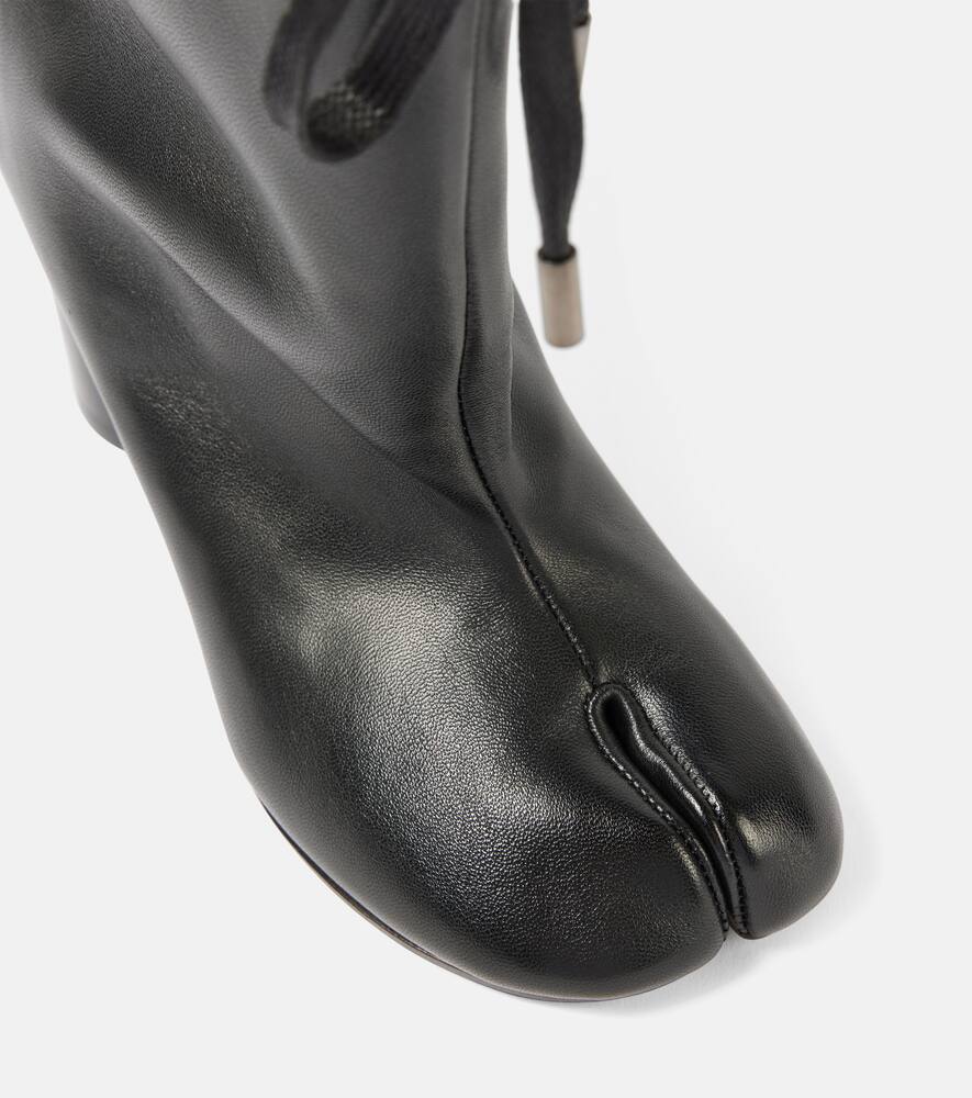 Maison Margiela Tabi drawstring leather ankle boots