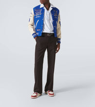 Amiri Leopard Skel Top Low leather sneakers