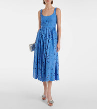 Erdem Floral cotton-blend midi dress