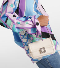 Roger Vivier Jeu De Fille shearling-trimmed shoulder bag