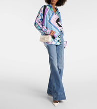 Roger Vivier Jeu De Fille shearling-trimmed shoulder bag