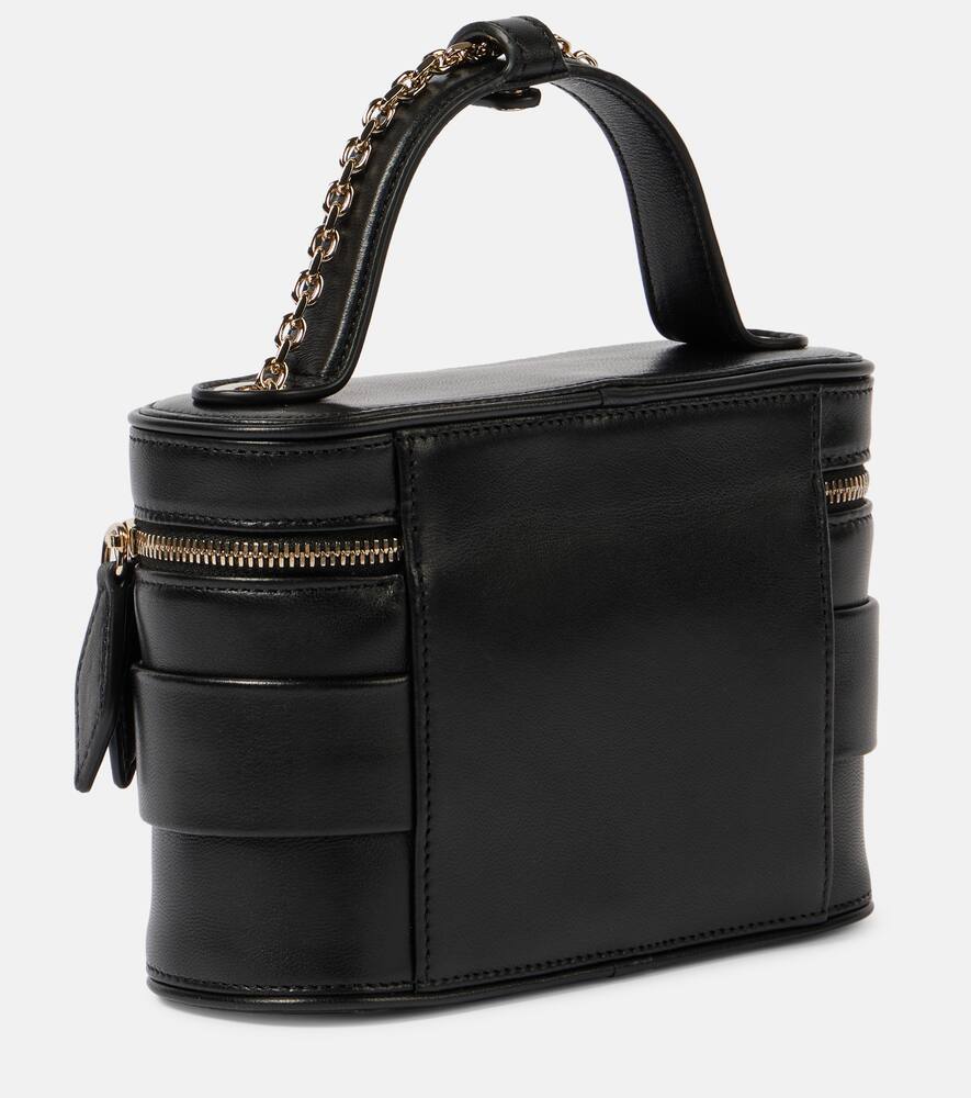 Roger Vivier Embellished leather makeup bag