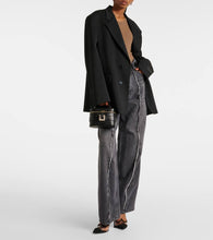 Roger Vivier Embellished leather makeup bag