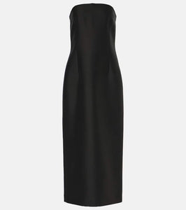 The Row Ward wool and silk maxi dress