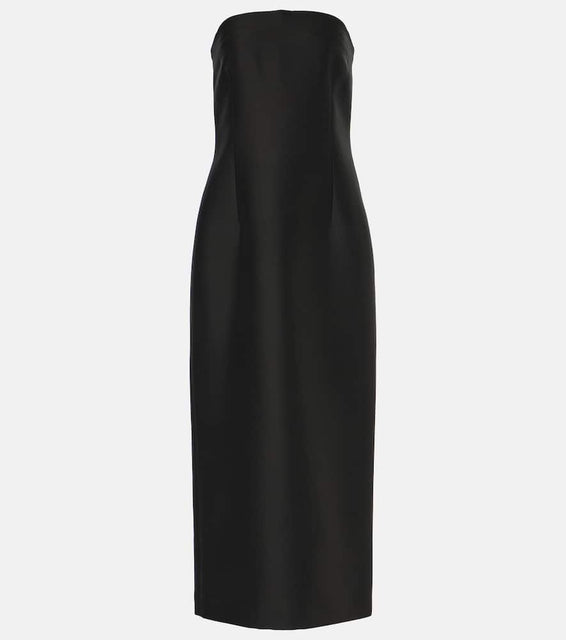 The Row Ward wool and silk maxi dress