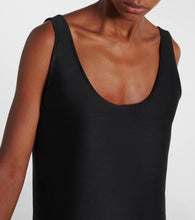 The Row Bumi wool and silk midi dress