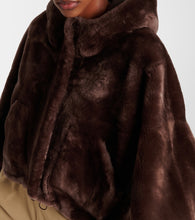 Blancha Cropped shearling jacket