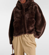 Blancha Cropped shearling jacket