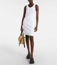 Givenchy 4G ribbed-knit cotton minidress