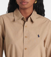 Polo Ralph Lauren Belted cotton midi dress