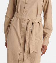 Polo Ralph Lauren Belted cotton midi dress