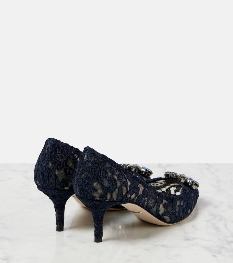 Dolce&Gabbana Bellucci embellished lace pumps