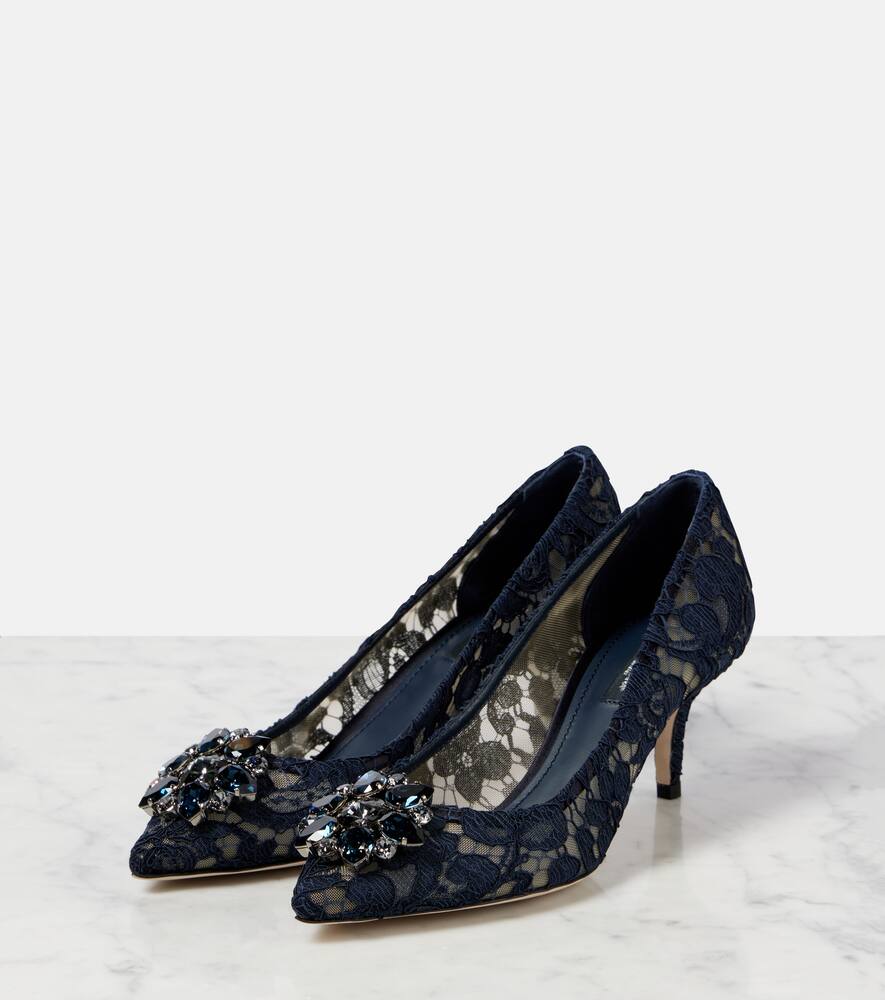 Dolce&Gabbana Bellucci embellished lace pumps