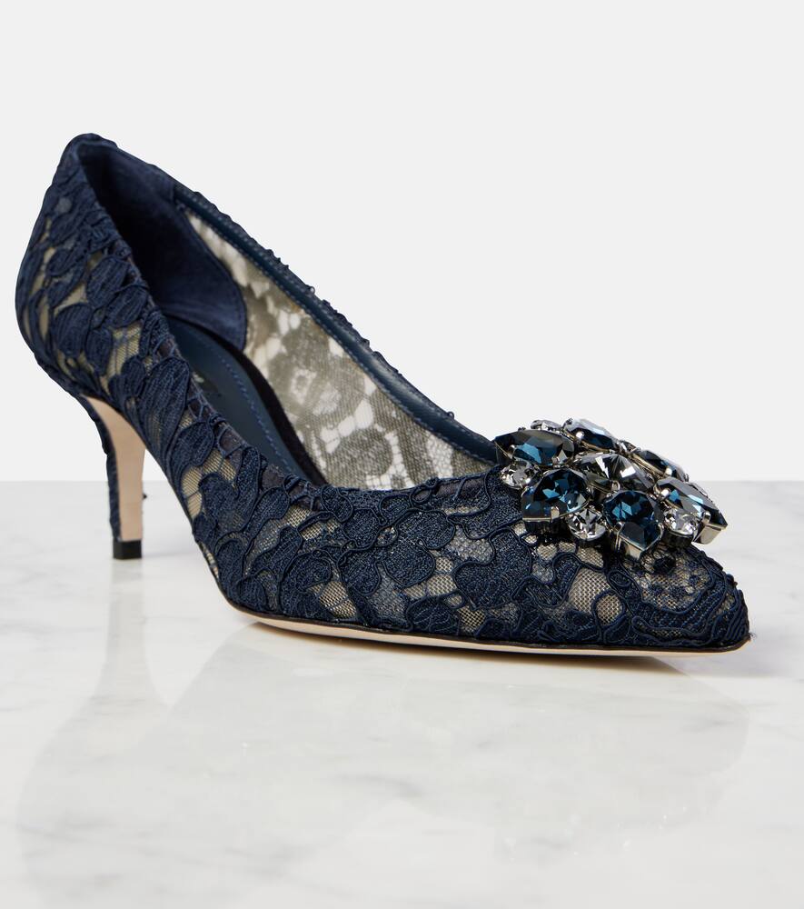 Dolce&Gabbana Bellucci embellished lace pumps