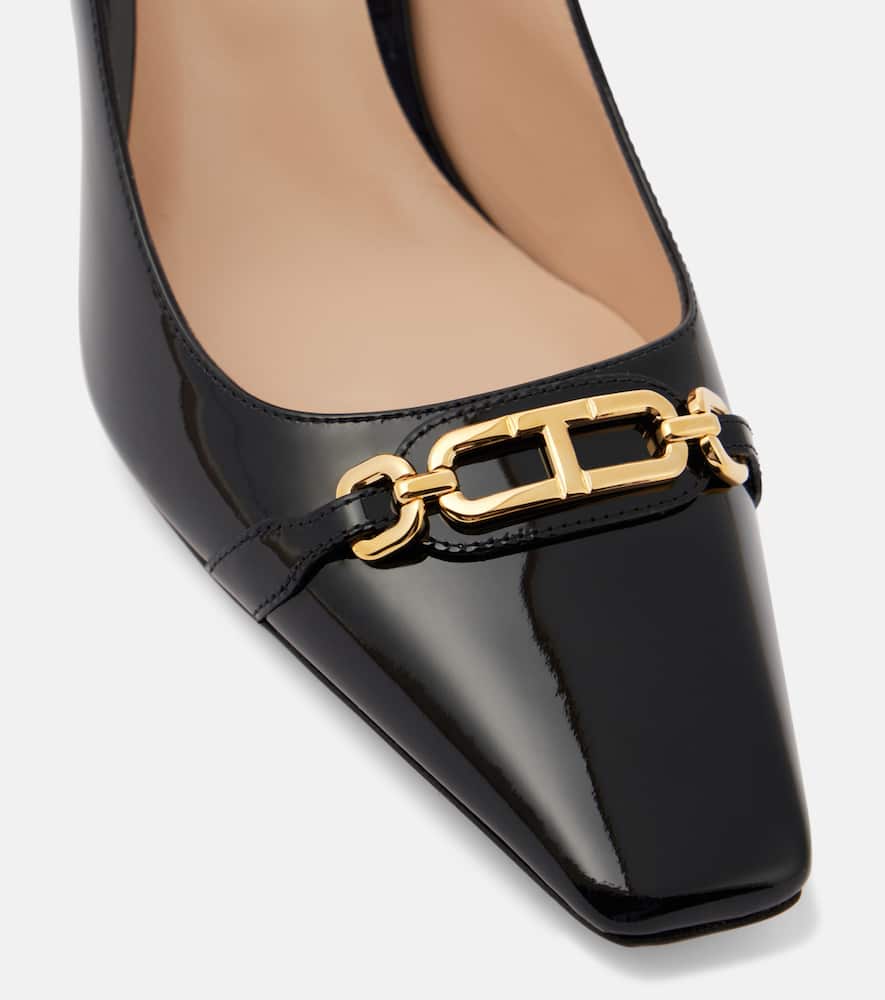Tom Ford Whitney patent leather slingback pumps