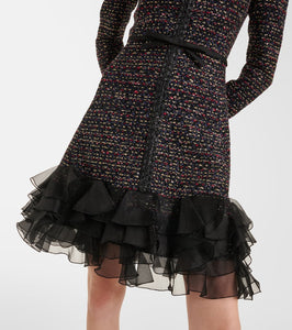 Giambattista Valli Embellished ruffled minidress