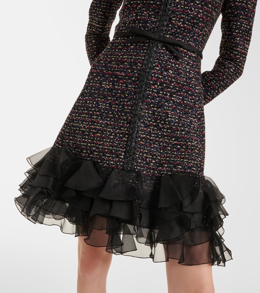Giambattista Valli Embellished ruffled minidress