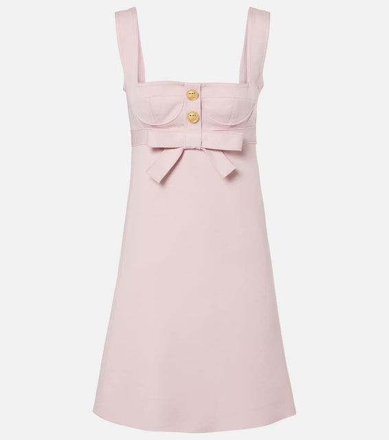 Giambattista Valli Bow-detail crêpe minidress