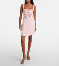 Giambattista Valli Bow-detail crêpe minidress