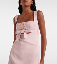 Giambattista Valli Bow-detail crêpe minidress