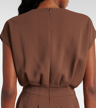 Joseph Pleated cady midi dress