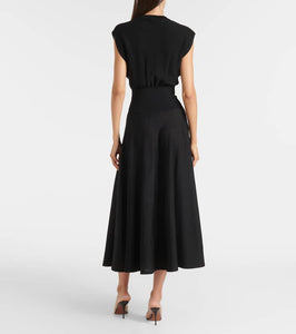 Alaia Wool-blend midi dress