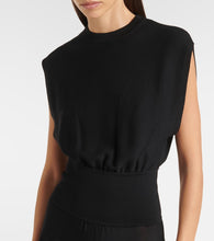 Alaia Wool-blend midi dress