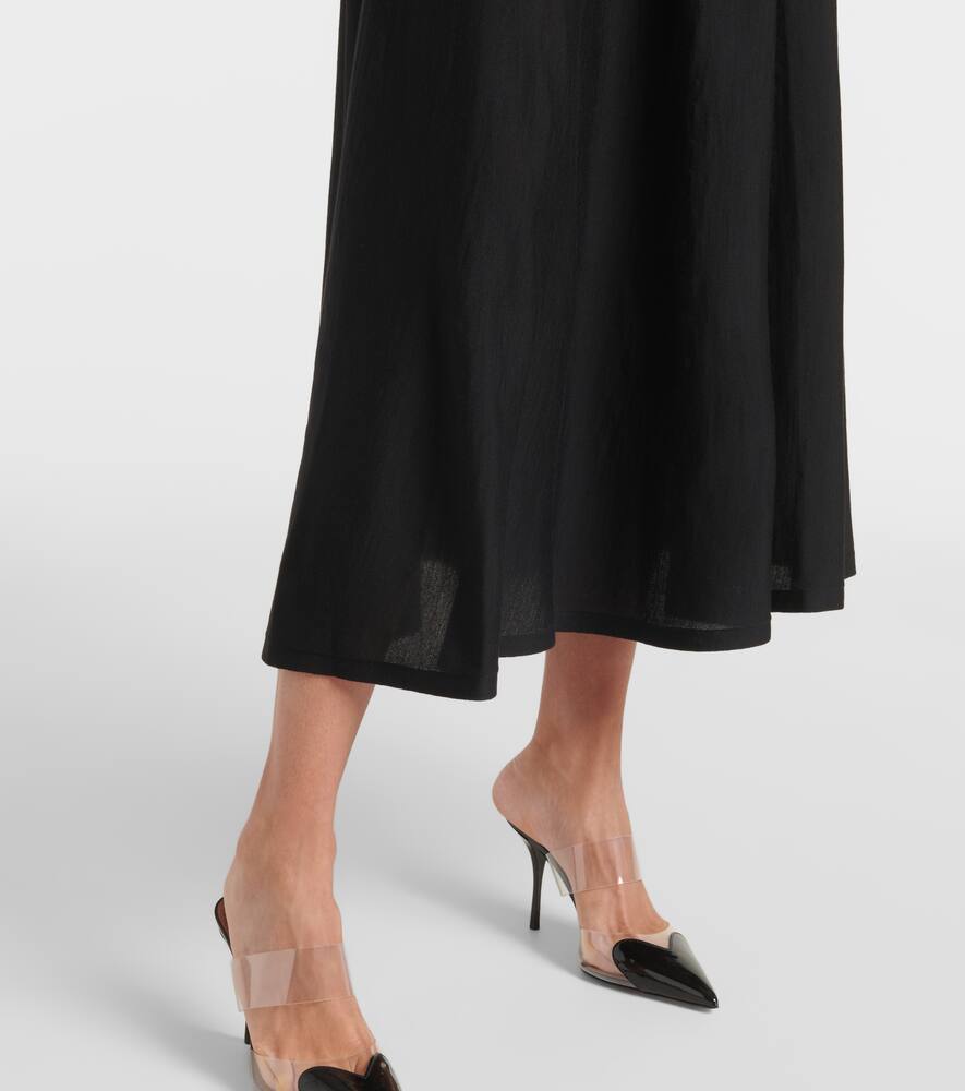 Alaia Wool-blend midi dress