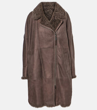 Brunello Cucinelli Shearling-lined leather coat - Brunello Cucinelli 羊毛衬里皮大衣