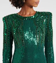 Jenny Packham Paloma embellished sequined gown