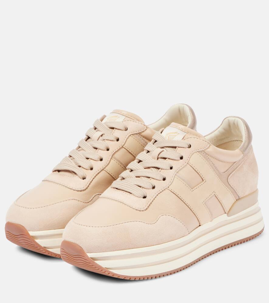 Hogan Midi H222 suede platform sneakers