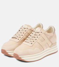 Hogan Midi H222 suede platform sneakers