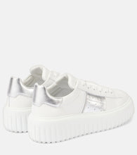 Hogan H-Stripes leather platform sneakers