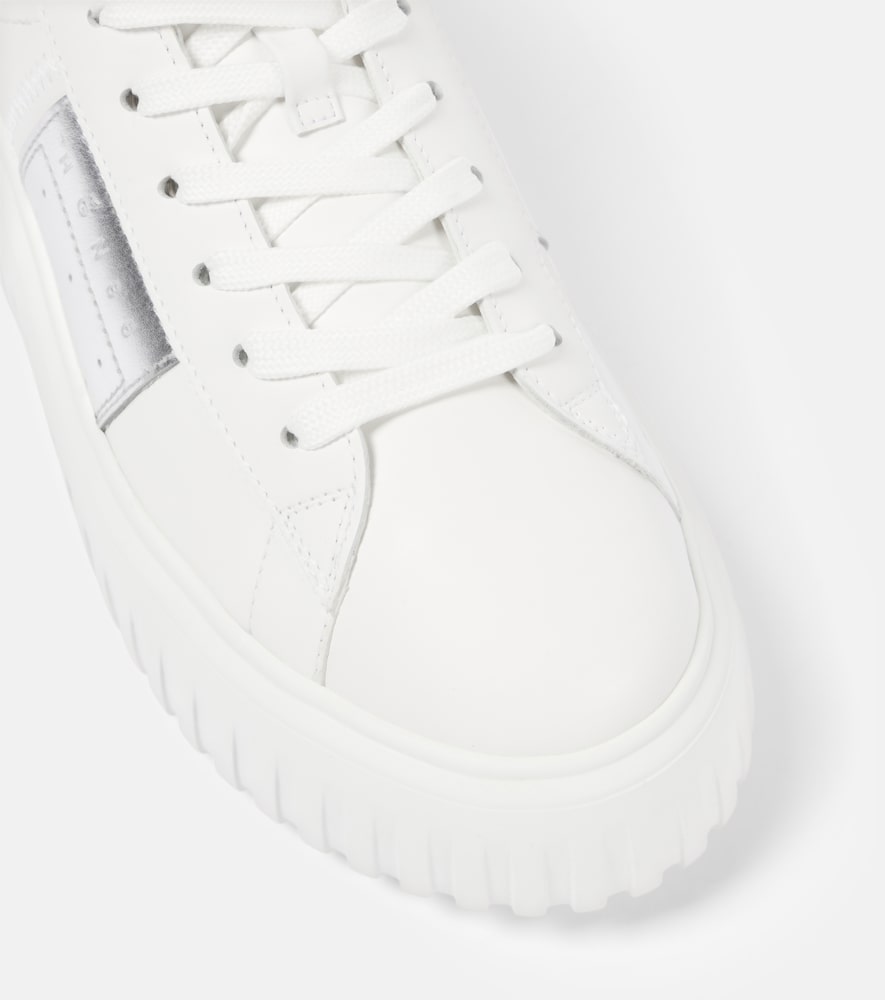 Hogan H-Stripes leather platform sneakers