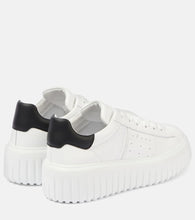 Hogan H-Stripes leather platform sneakers