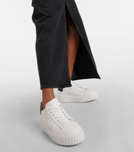 Hogan H-Stripes leather platform sneakers