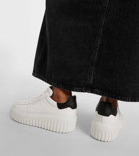 Hogan H-Stripes leather platform sneakers