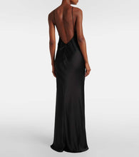 The New Arrivals Ilkyaz Ozel Open-back satin gown