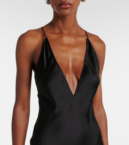 The New Arrivals Ilkyaz Ozel Open-back satin gown