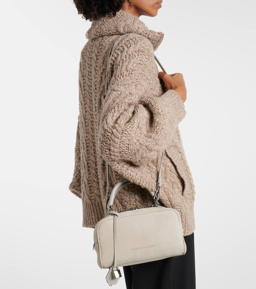 Brunello Cucinelli Small suede tote bag