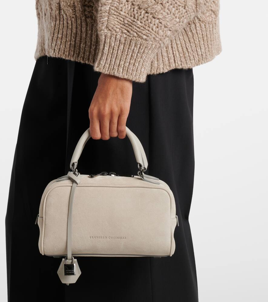 Brunello Cucinelli Small suede tote bag