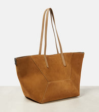 Brunello Cucinelli Large suede tote bag