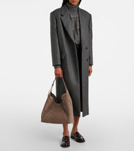 Brunello Cucinelli BC Duo suede shoulder bag