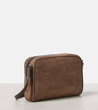 Brunello Cucinelli Small suede crossbody bag