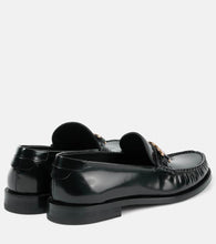 Victoria Beckham Chain leather loafers