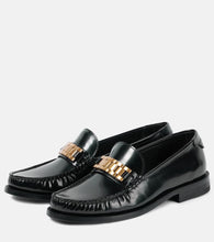 Victoria Beckham Chain leather loafers